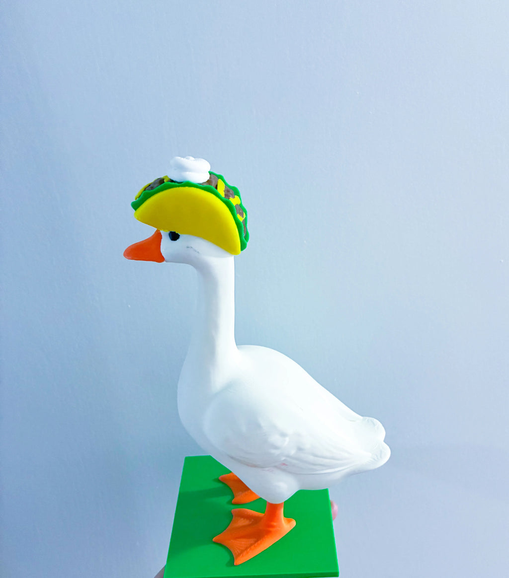 Taco Hat - Accessory for 7" Desktop Mini Porch Goose