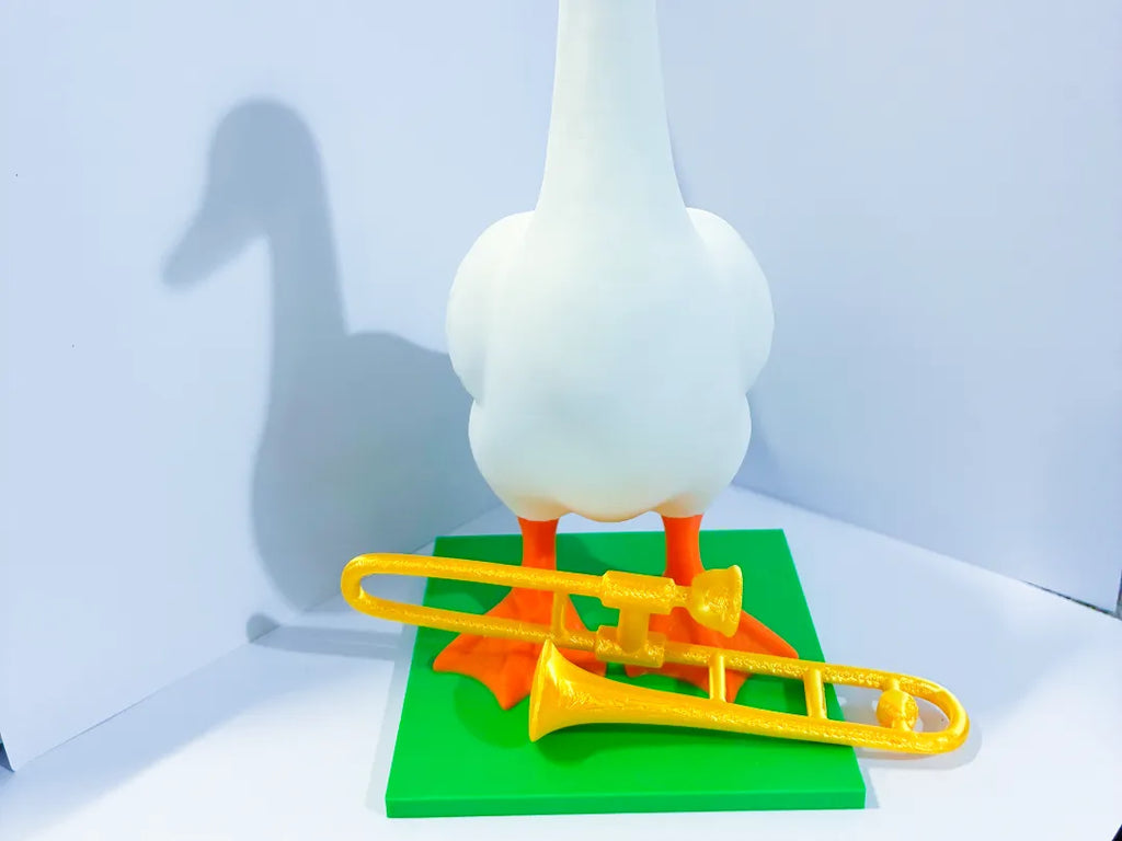 Trombone - Accessory for 7" Desktop Mini Porch Goose
