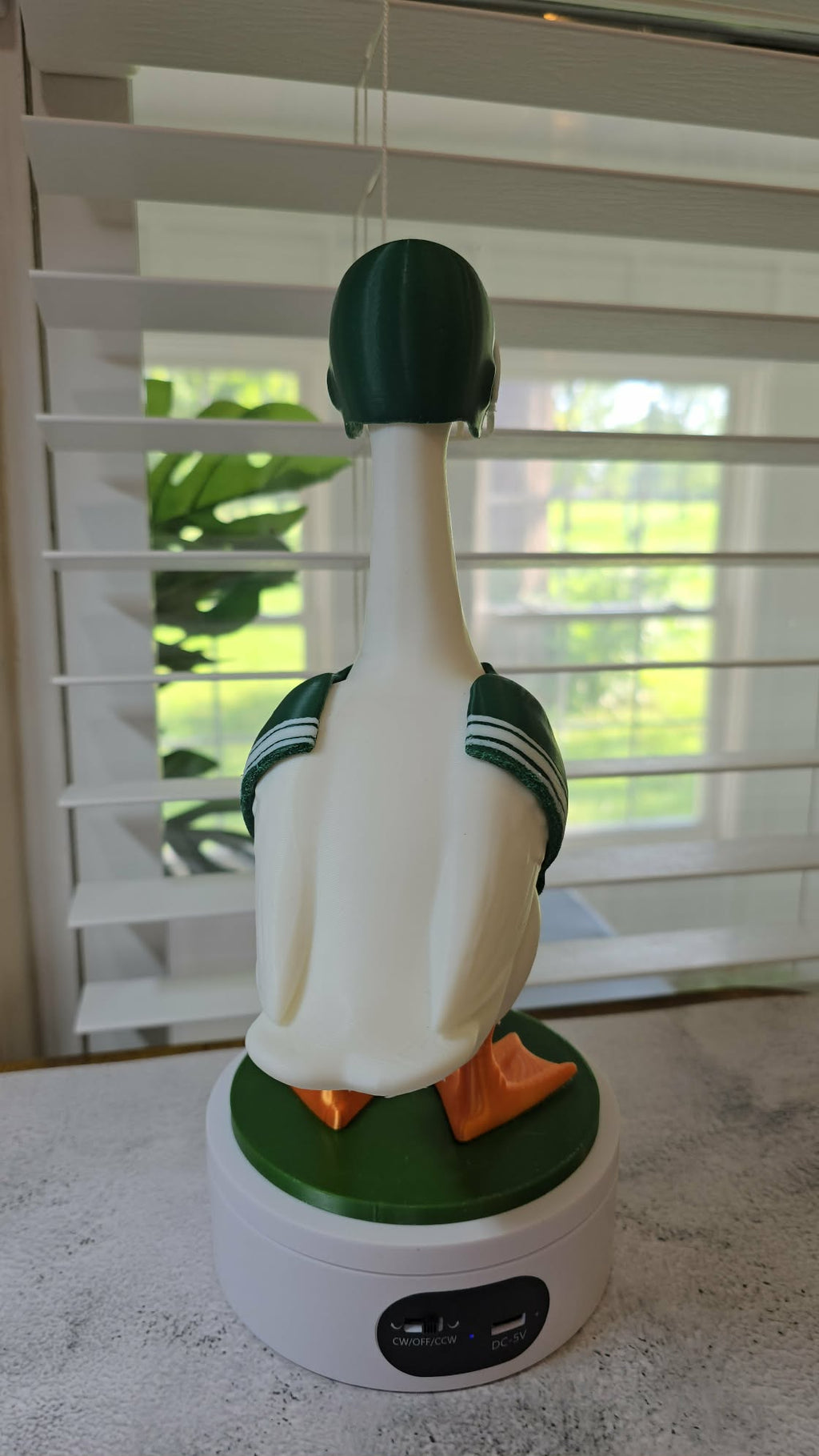 PERSONALIZED Football Set: Jersey & Helmet - Accessory for 7" Desktop Mini Porch Goose