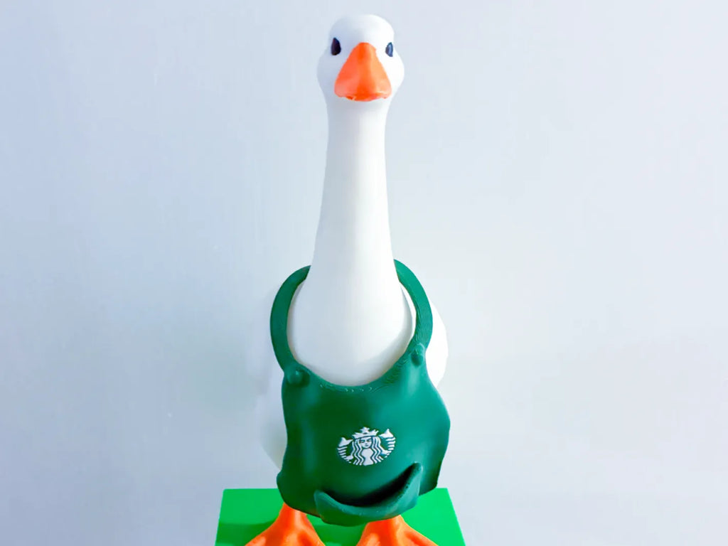 Coffee Barista Apron - Accessory for 7" Desktop Mini Porch Goose