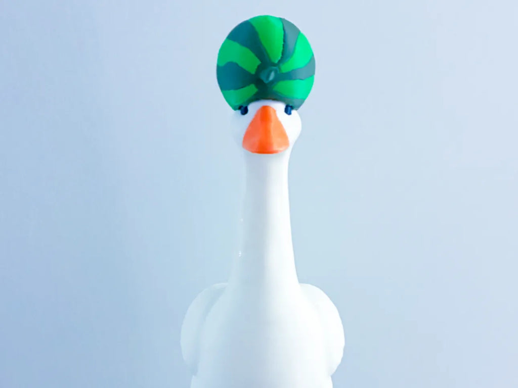 Watermelon Hat - Accessory for 7" Desktop Mini Porch Goose