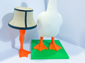 Vintage Fringe Lamp - Accessory for 7" Desktop Mini Porch Goose