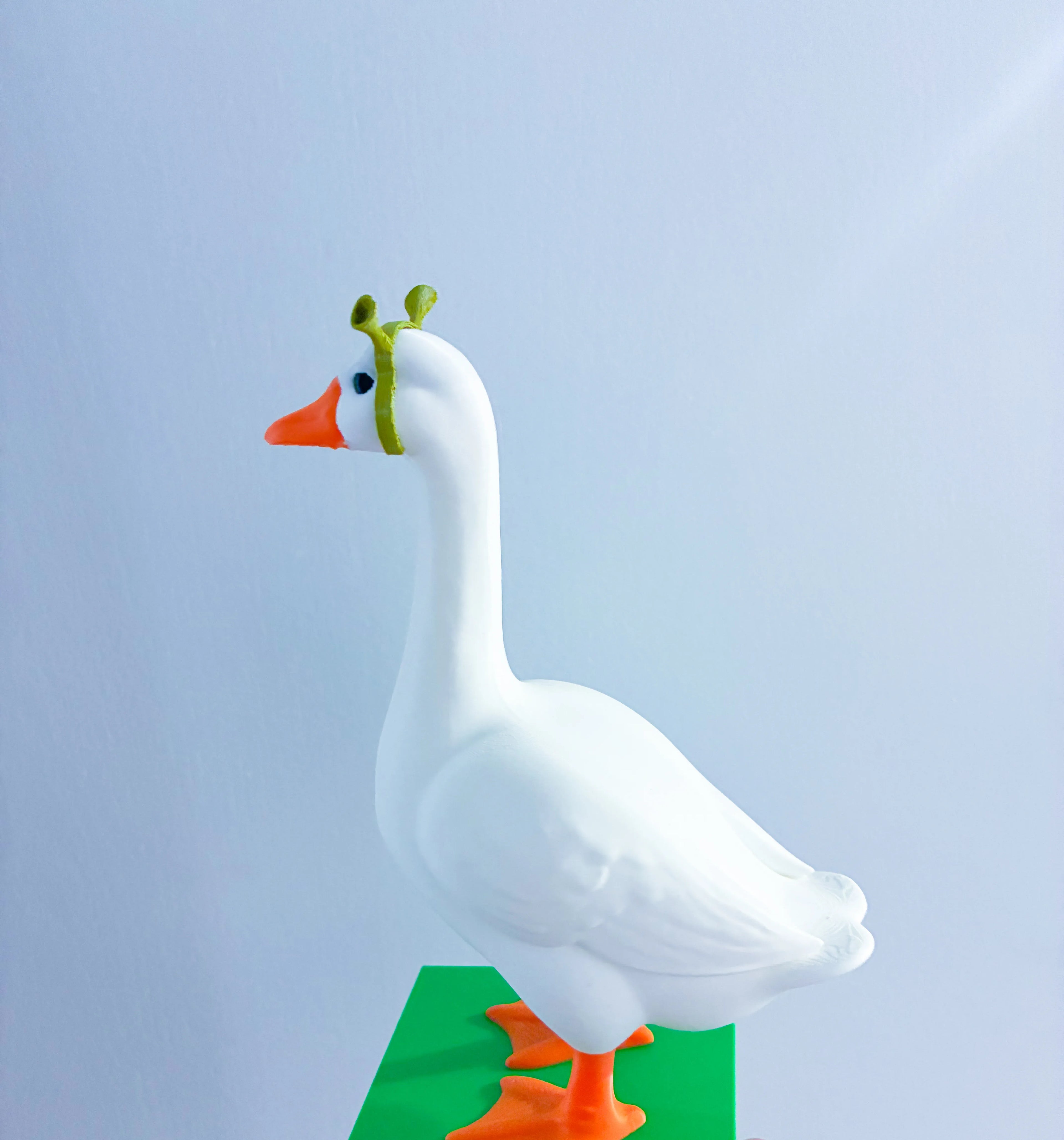 Friendly Ogre Head - Accessory for 7" Desktop Mini Porch Goose