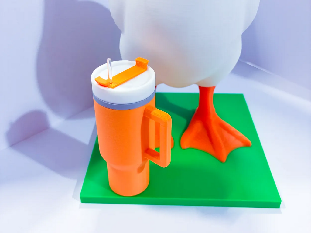 Handled Travel Tumbler Cup - Accessory for 7" Desktop Mini Porch Goose