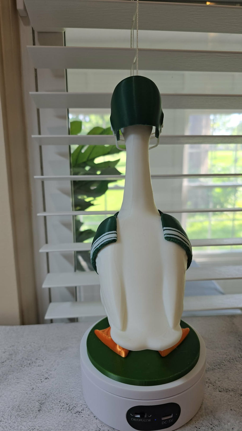 Football Set: Jersey & Helmet - Accessory for 7" Desktop Mini Porch Goose