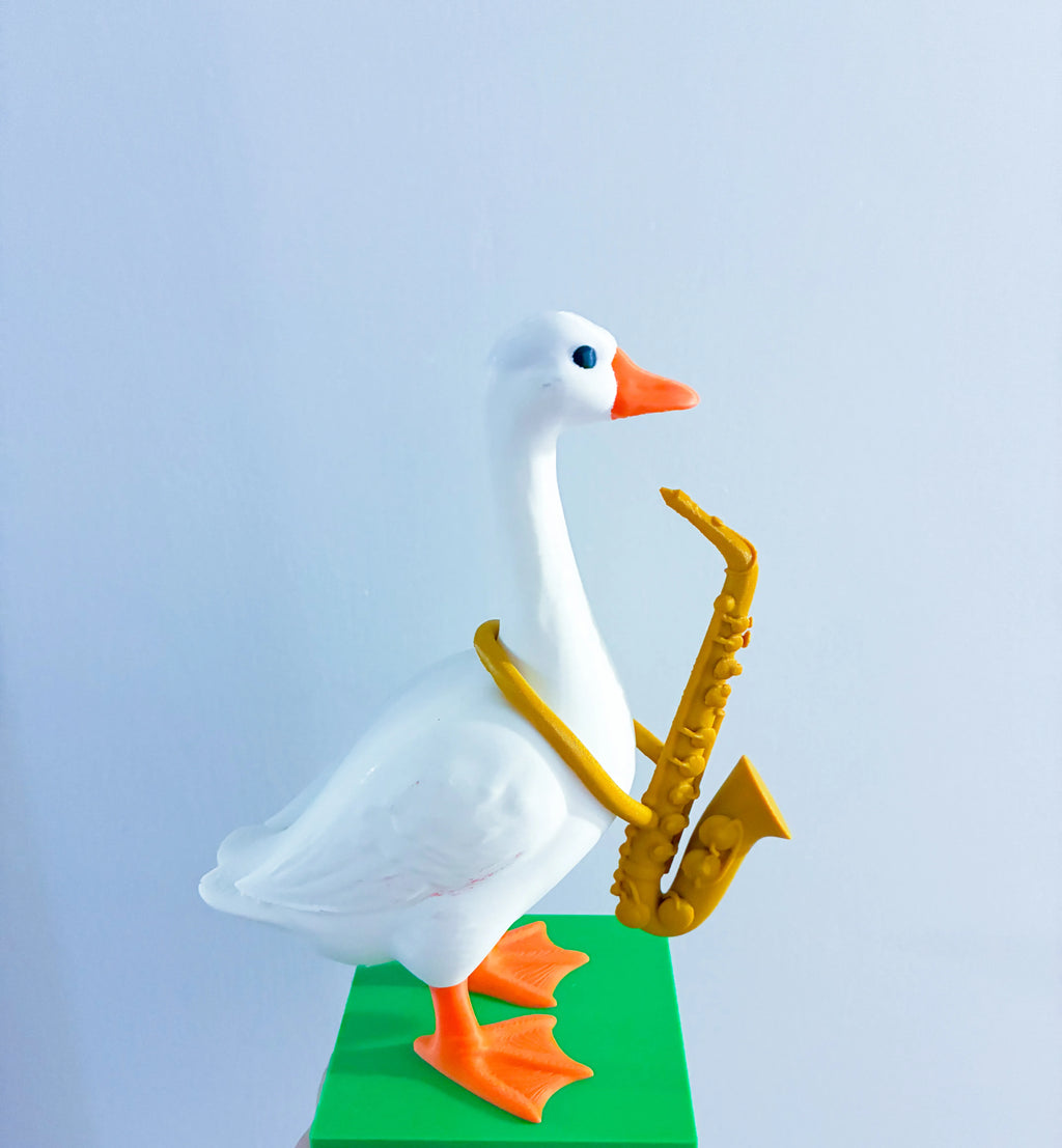 Saxophone - Accessory for 7" Desktop Mini Porch Goose