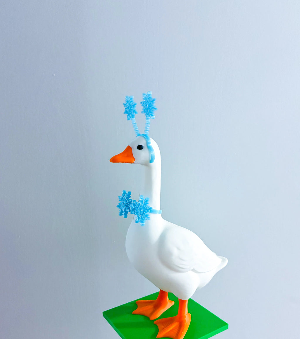 Snowflake - Accessory for 7" Desktop Mini Porch Goose
