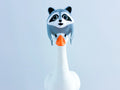 Jimothy the Racoon Head Piece - Accessory for 7" Desktop Mini Porch Goose