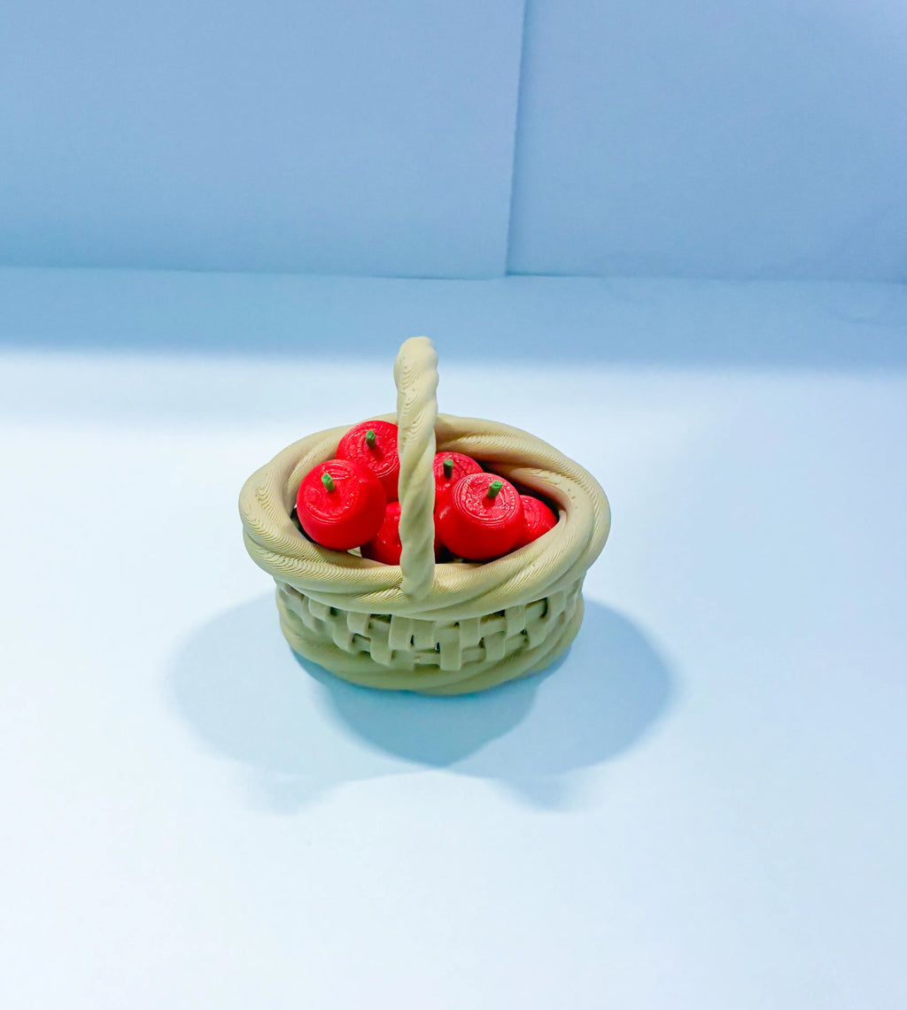 Apple Basket - Accessory for 7" Desktop Mini Porch Goose