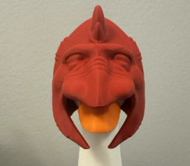 Feline Warrior Helmet - Accessory for 7" Desktop Mini Porch Goose