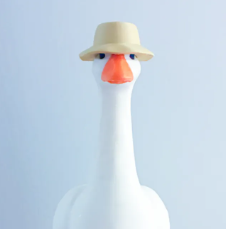 Camping Hat - Accessory for 7" Desktop Mini Porch Goose