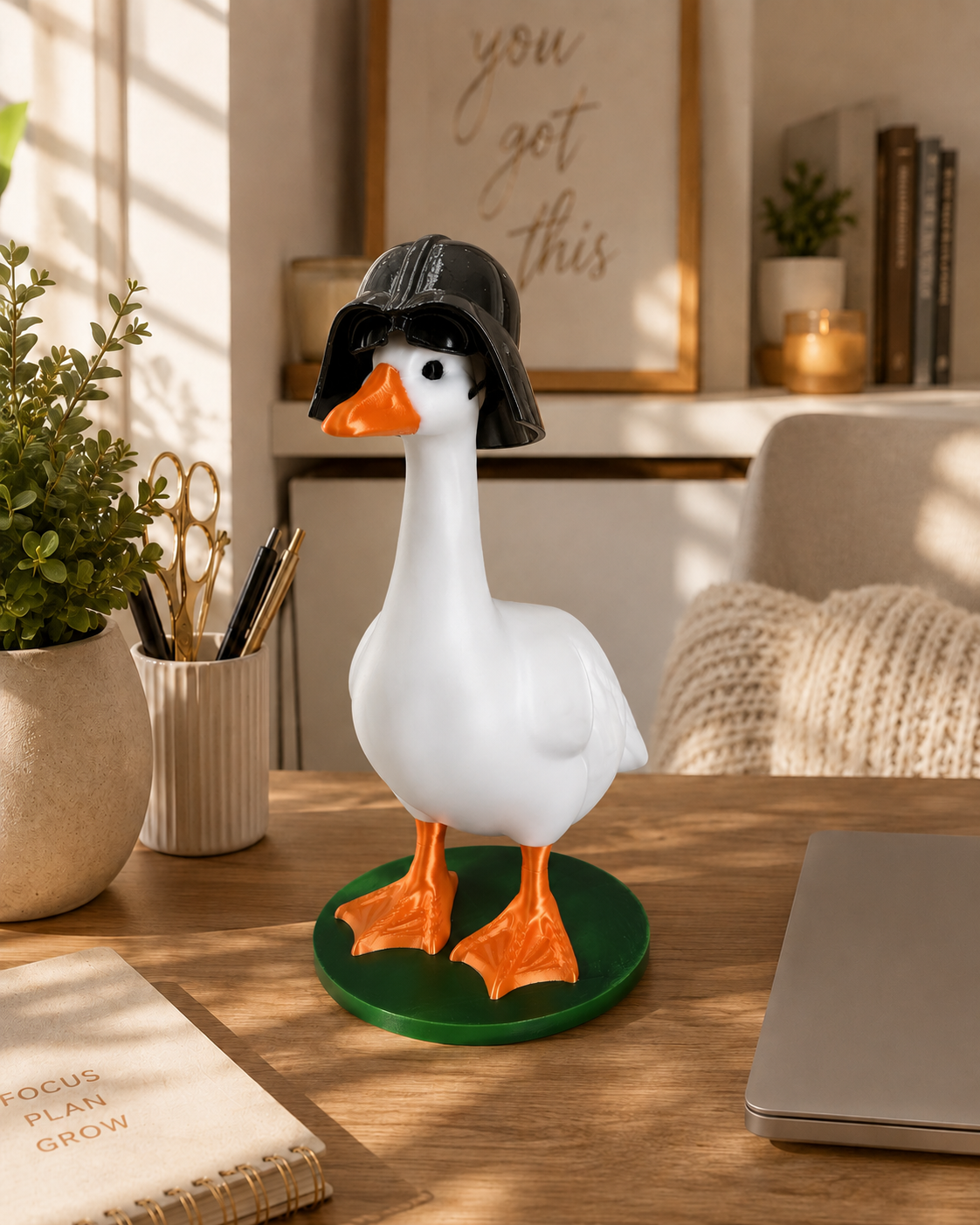 Vader Helmet Desk Goose Accessory