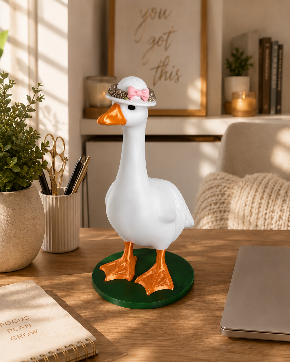 Easter/Church Hat - Accessory for 7" Desktop Mini Porch Goose