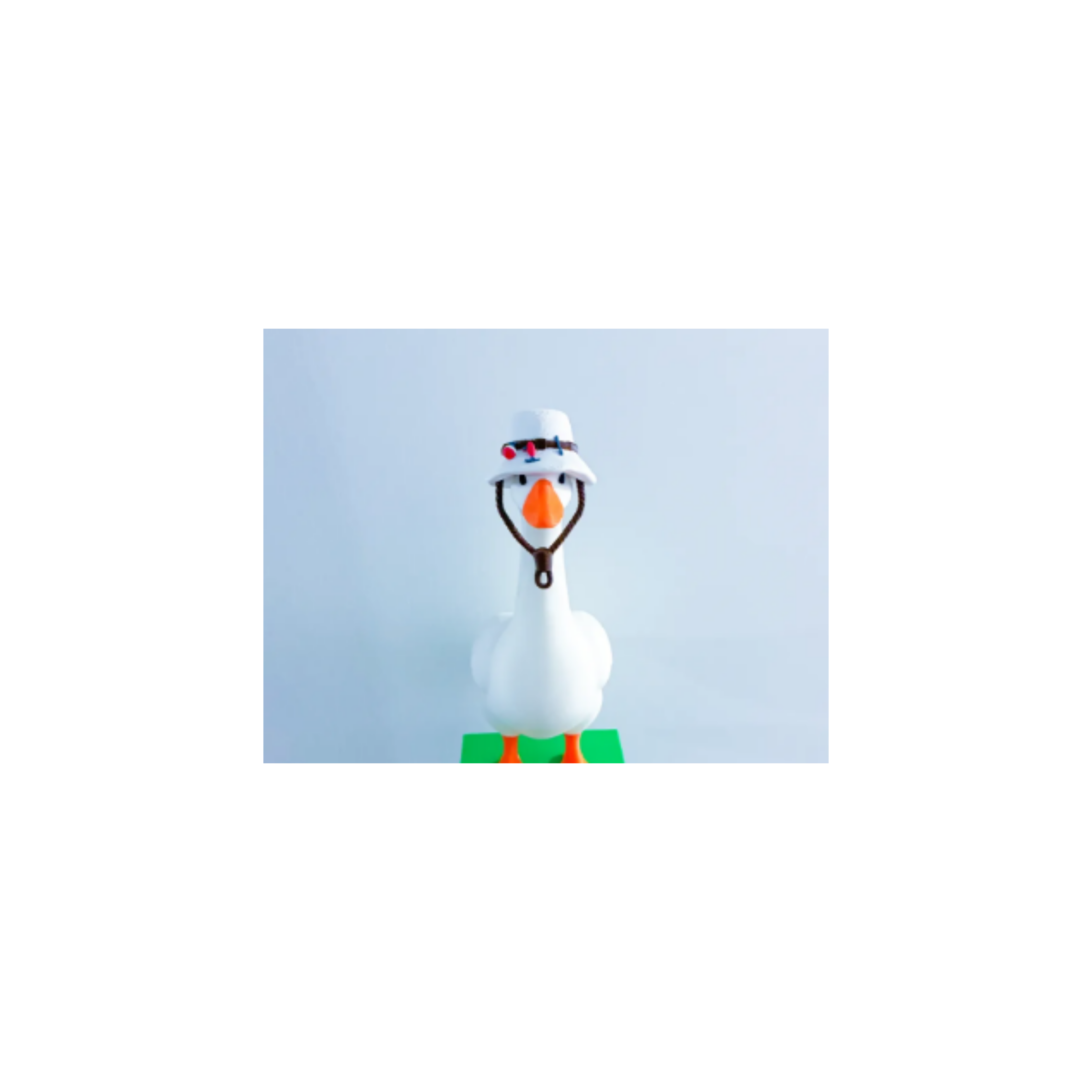 Fishing Hat Goose Accessory