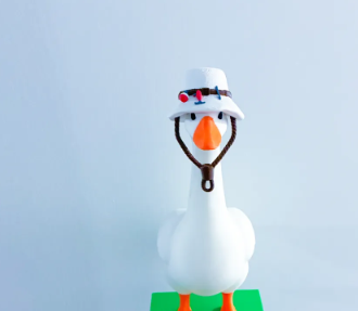 Fishing Hat - Accessory for 7" Desk/Tabletop Goose