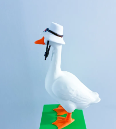 Fishing Hat - Accessory for 7" Desk/Tabletop Goose