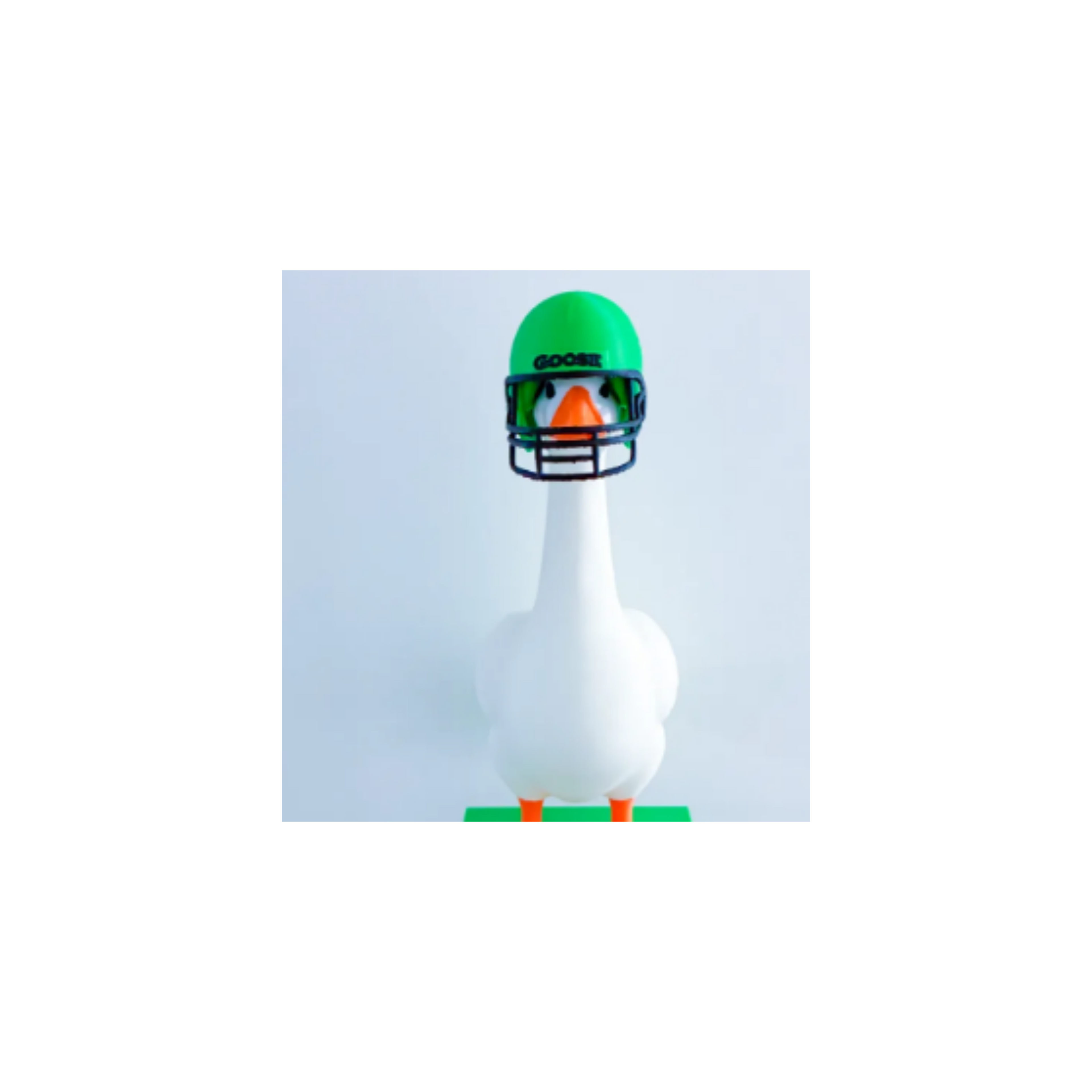 Football Helmet Desk Goose Accessory
