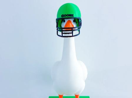 Football Helmet - Accessory for 7" Desk/Tabletop Goose