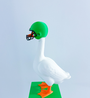 Football Helmet - Accessory for 7" Desk/Tabletop Goose