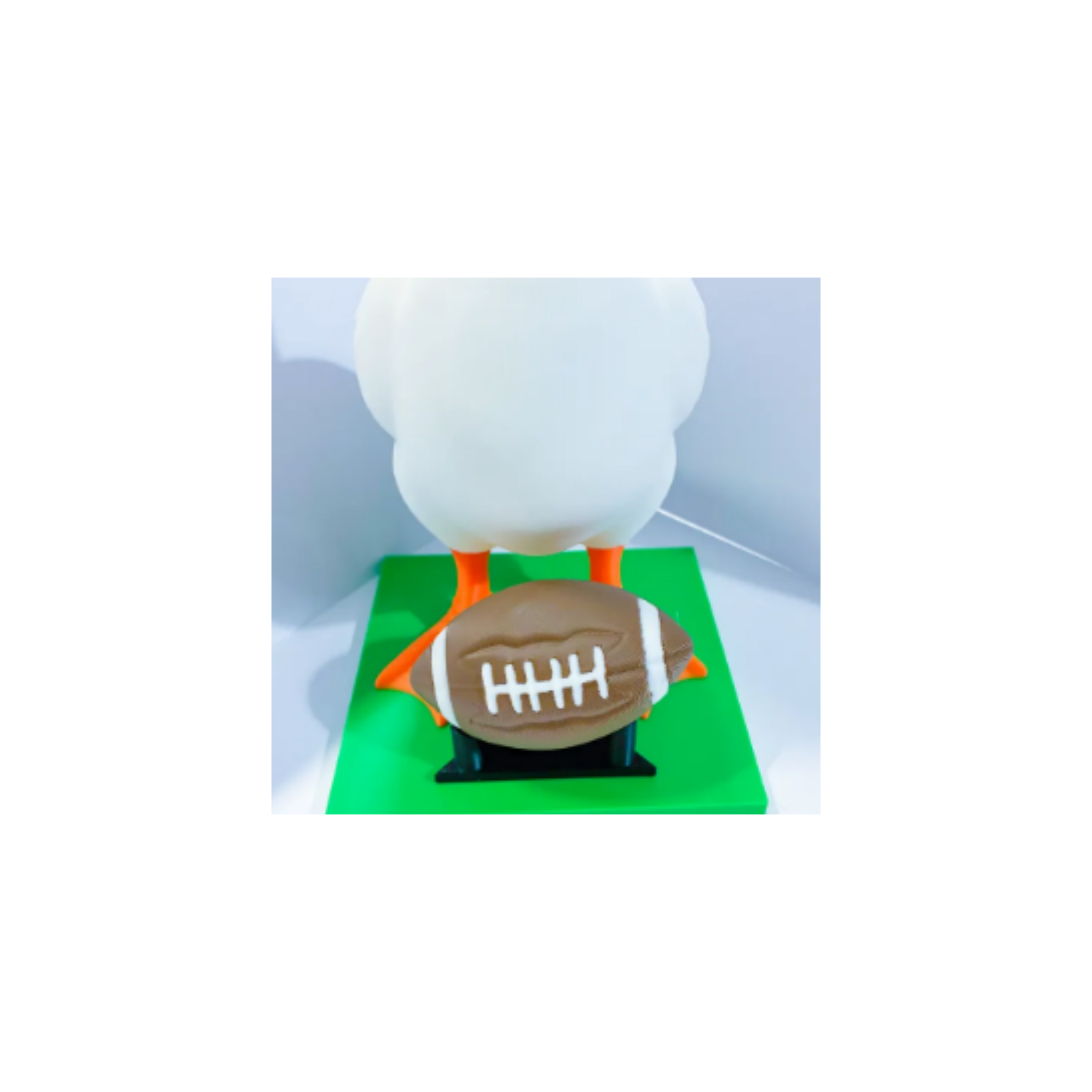 Football and Holder Desk Goose Accessory