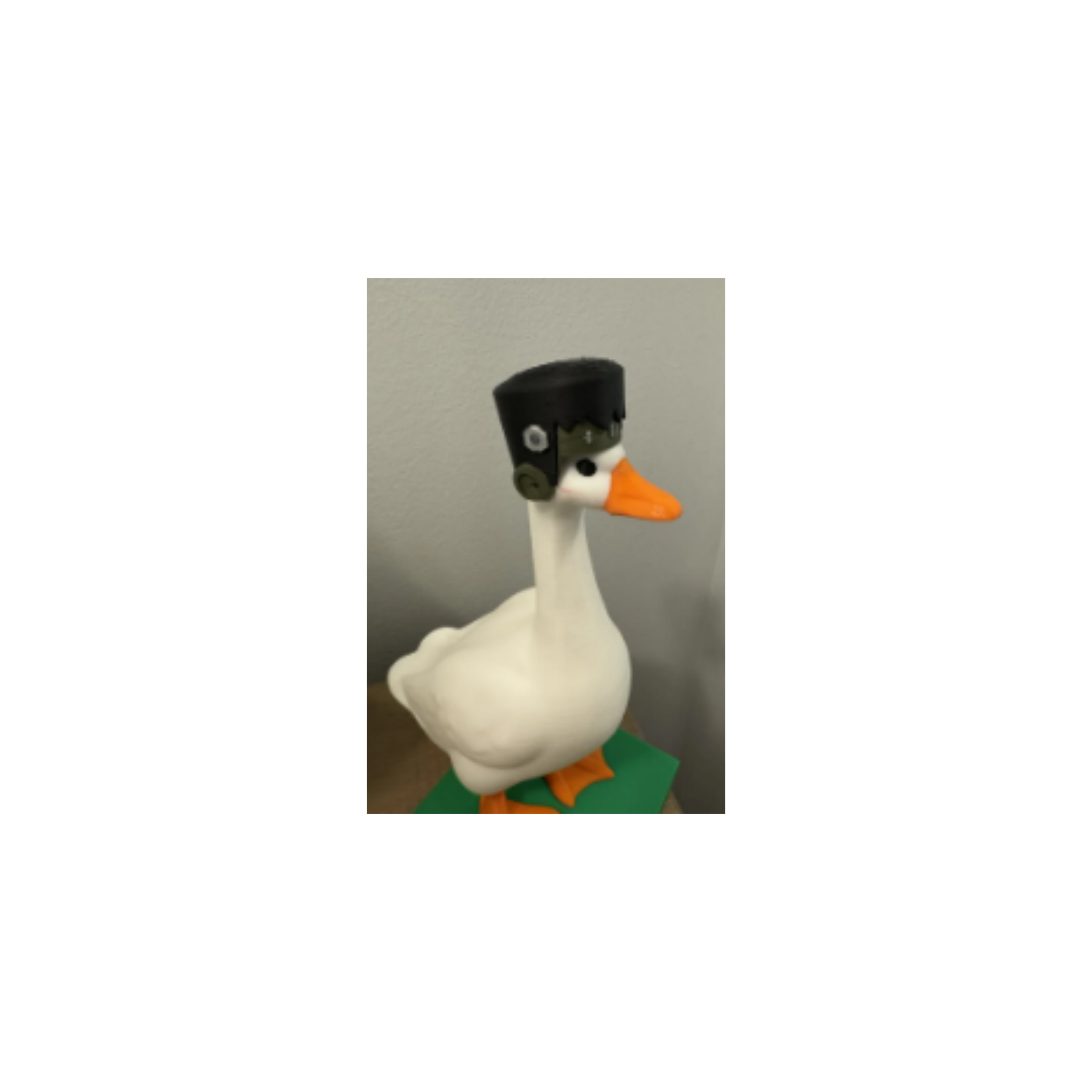 Frankenstein Head Desk Goose Accessory
