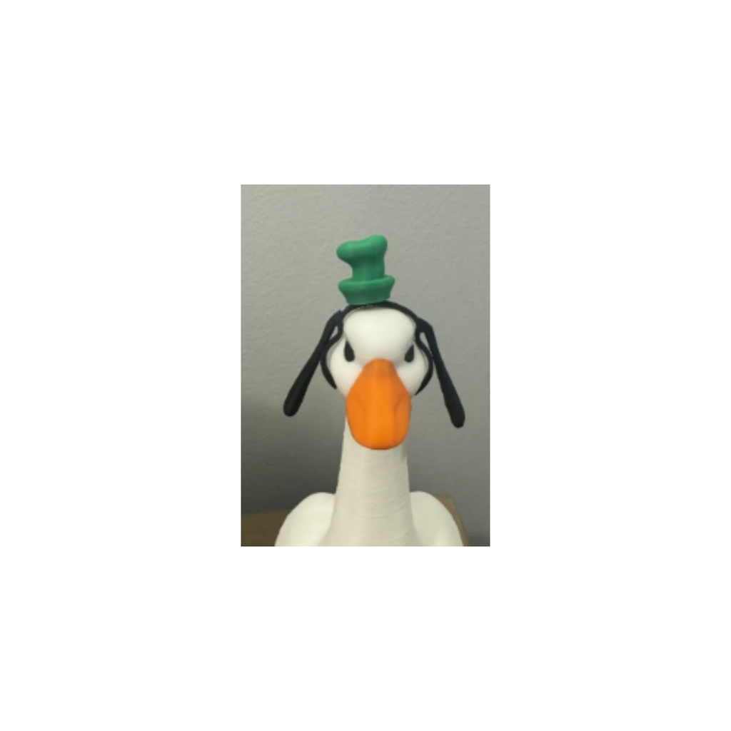 Tall Cartoon Dog Hat - Accessory for 7" Desktop Mini Porch Goose