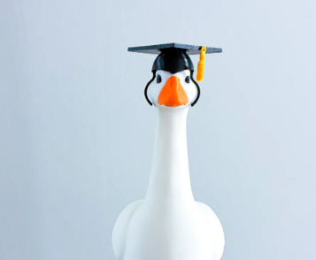 Grad Cap - Accessory for 7" Desk/Tabletop Goose