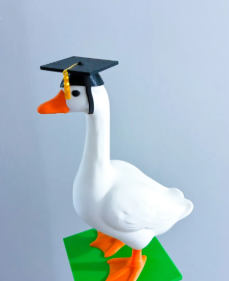 Grad Cap - Accessory for 7" Desk/Tabletop Goose