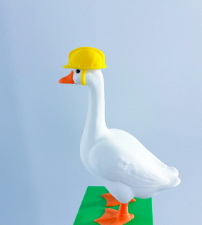 Hard Hat - Accessory for 7" Desk/Tabletop Goose
