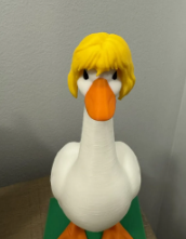 Retro Hero Wig - Accessory for 7" Desk/Tabletop Goose