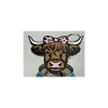 Large Highland Cow Can Opener Keychain