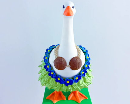 Hula Set - Accessory for 7" Desktop Mini Porch Goose
