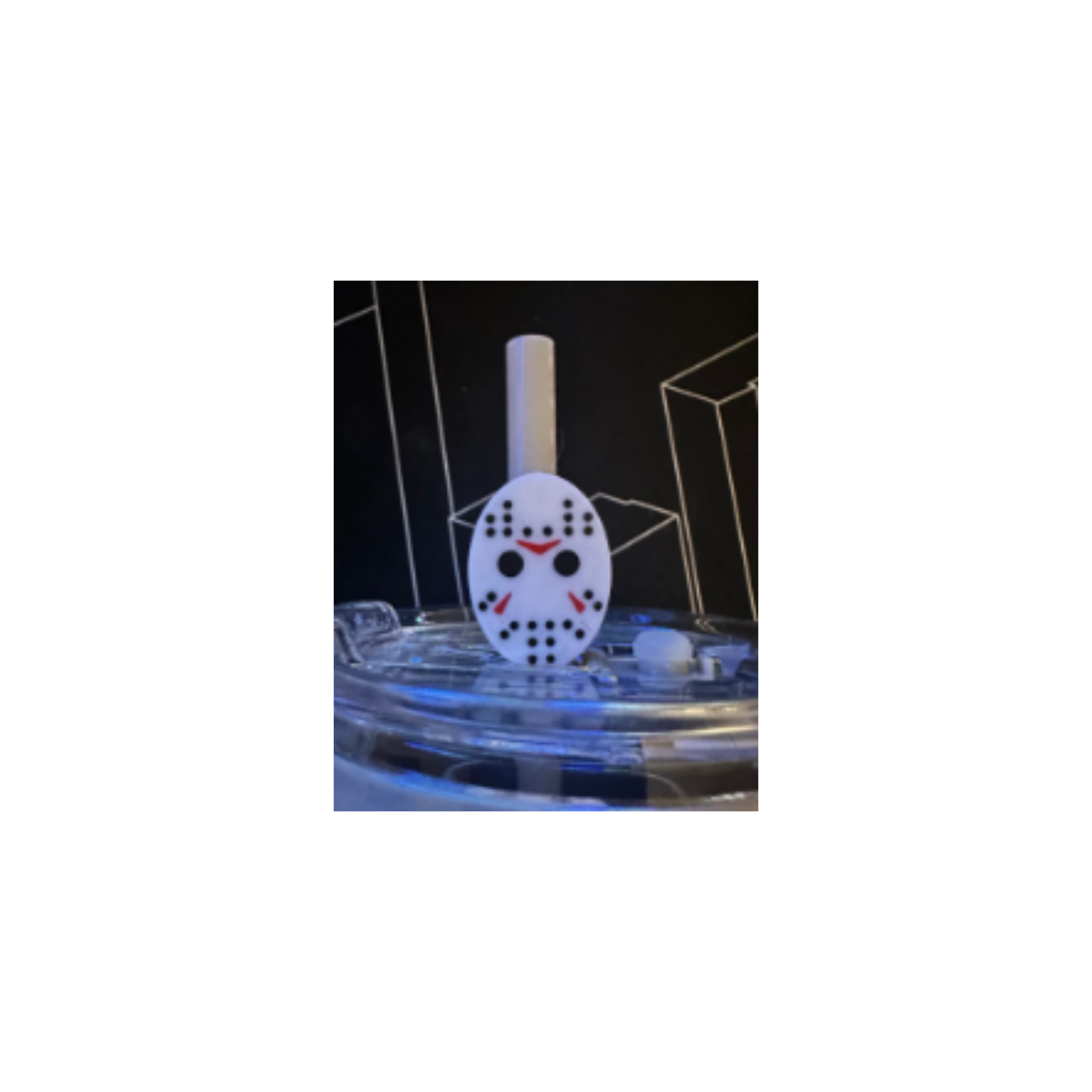 Jay V Mask Straw Topper