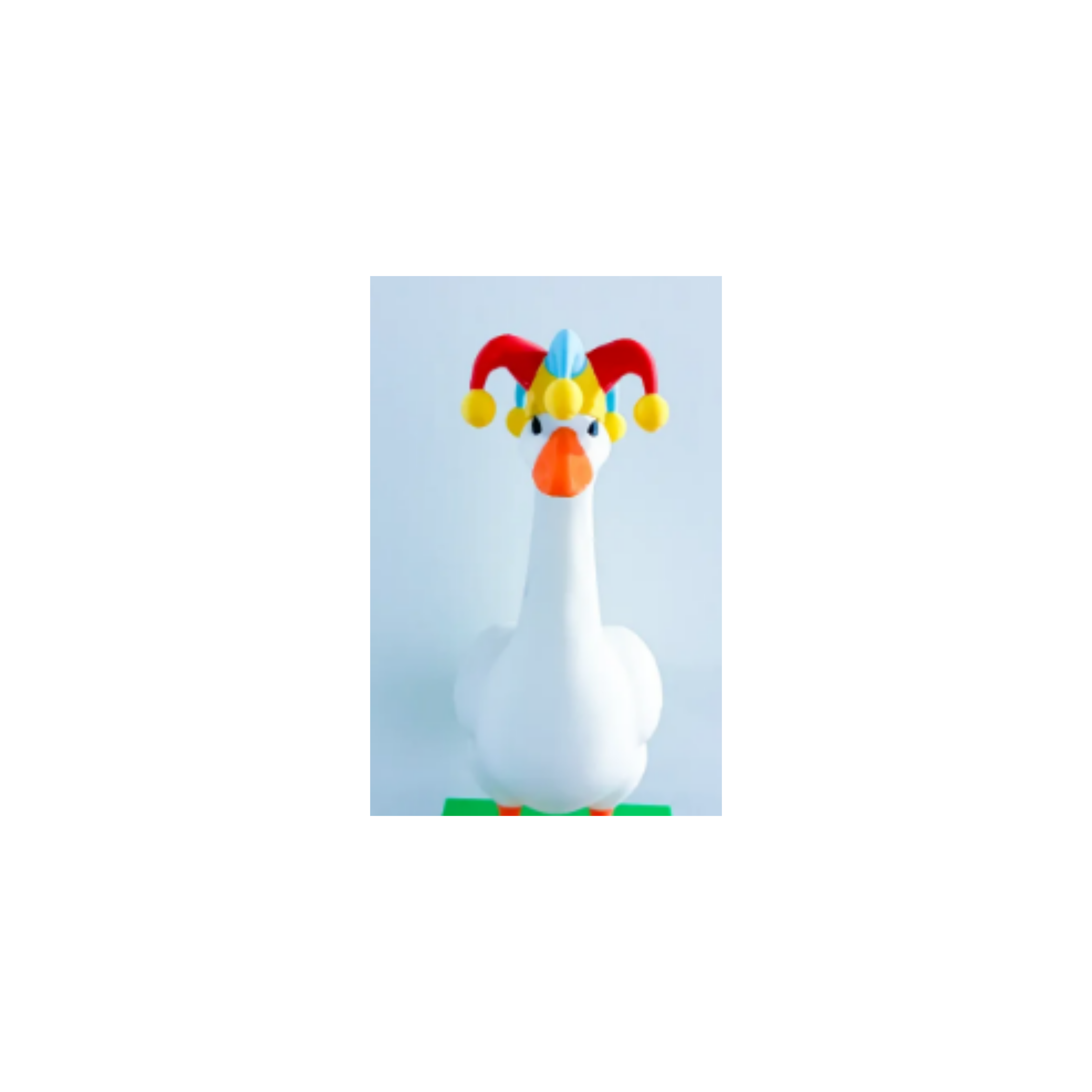 Jester Hat Desk Goose Accessory