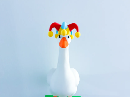 Jester Hat Desk - Accessory for 7" Desk/Tabletop Goose