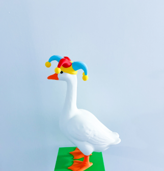 Jester Hat Desk - Accessory for 7" Desk/Tabletop Goose
