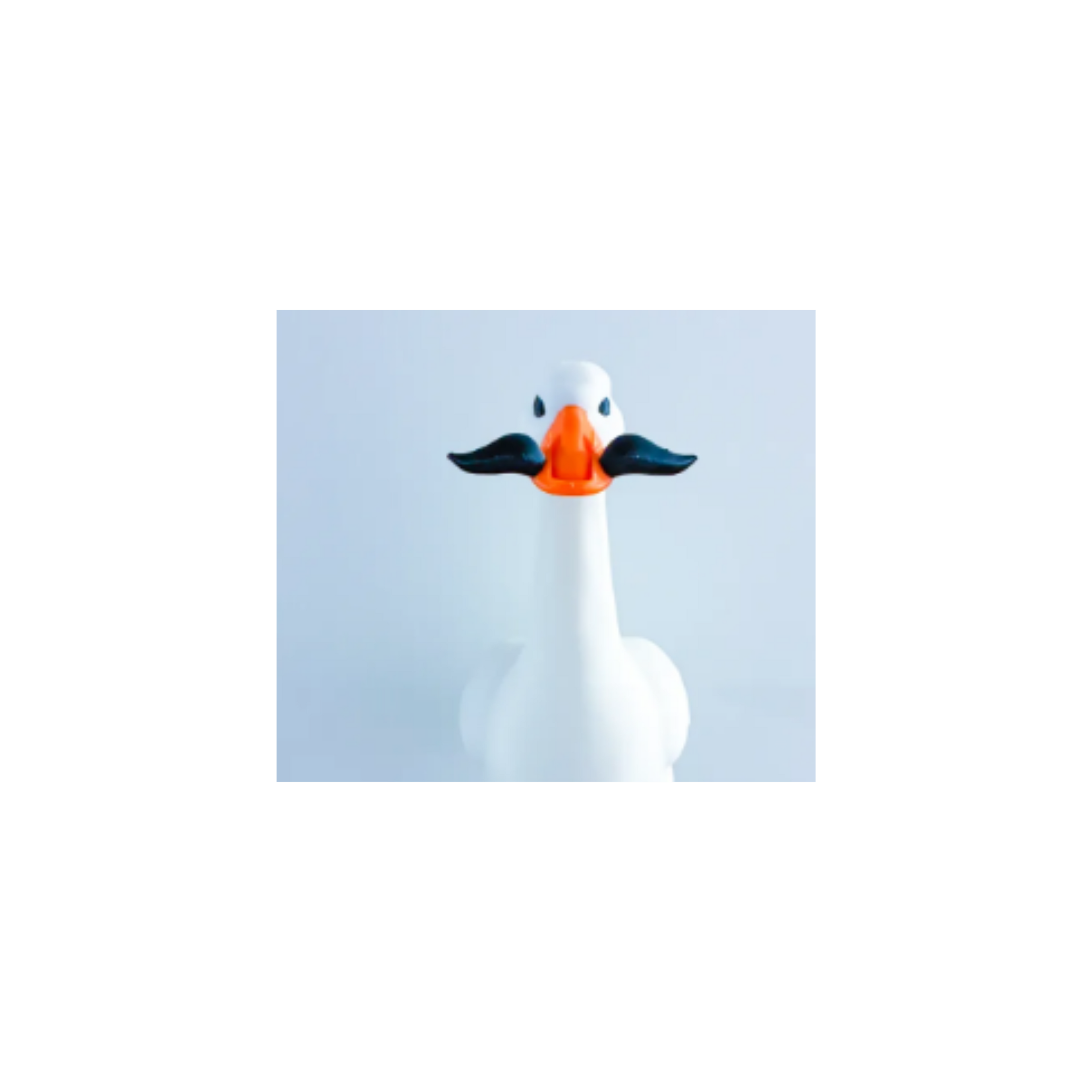 Mustache Desk Goose Accessory