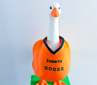Prison Jumpsuit - Accessory for 7" Desk/Tabletop Goose