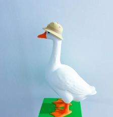 Safari Hat - Accessory for 7" Desk/Tabletop Goose