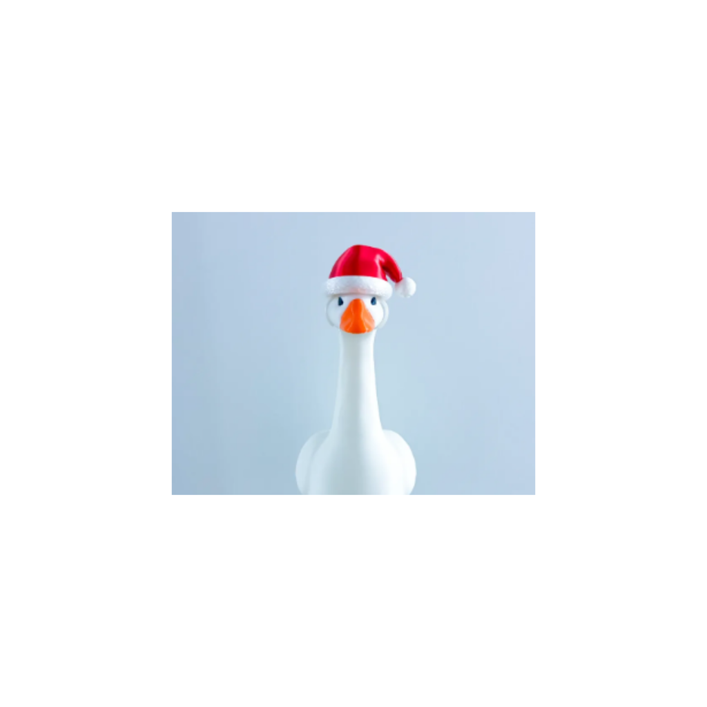 Santa Hat - Accessory for 7" Desktop Mini Porch Goose
