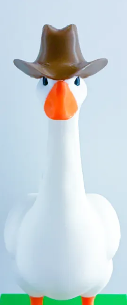 Western Hat - Accessory for 7" Desktop Mini Porch Goose