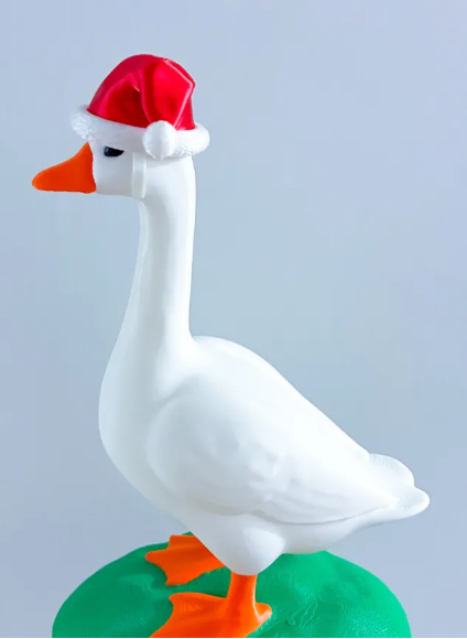 Santa Hat - Accessory for 7" Desktop Mini Porch Goose