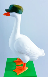 Army Hat - Accessory for 7" Desktop Mini Porch Goose