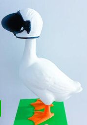 Astronaut Helmet - Accessory for 7" Desktop Mini Porch Goose