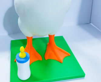 Baby Bottle - Accessory for 7" Desktop Mini Porch Goose