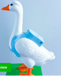 Backpack - Accessory for 7" Desktop Mini Porch Goose