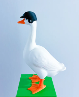 Batting Helmet - Accessory for 7" Desktop Mini Porch Goose