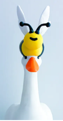 Bee Hat - Accessory for 7" Desktop Mini Porch Goose