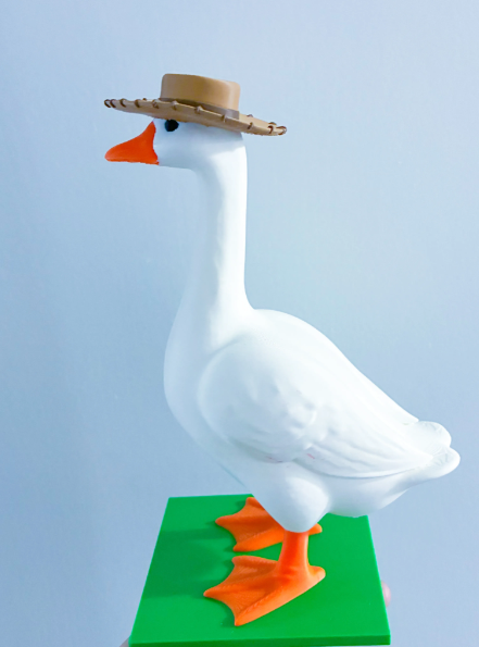 Western Cowboy Character Themed Hat - Accessory for 7" Desktop Mini Porch Goose