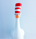 Striped Storybook Hat - Accessory for 7" Desktop Mini Porch Goose